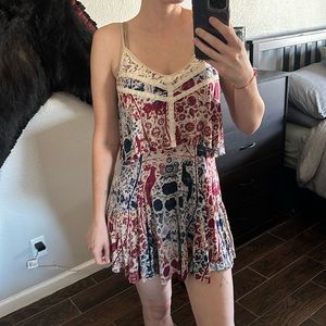 Ecote tie dye dress boho